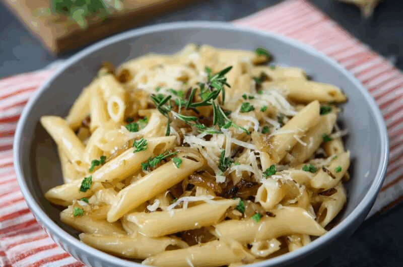 French Onion Pasta Recipe