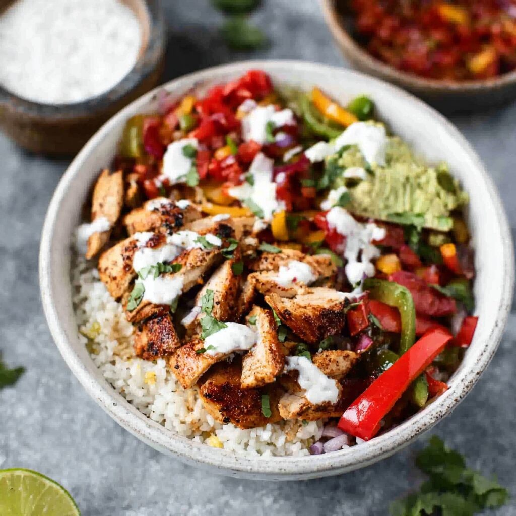 Chicken Fajita Bowls Recipe