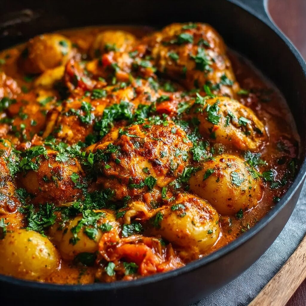 One Pot Spanish Chicken and Potatoes - all moms recipes