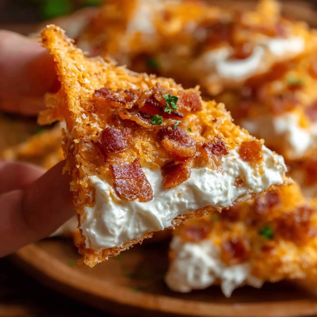 Bacon cream cheese Doritos snack party recipe kids love easy no bake appetizer