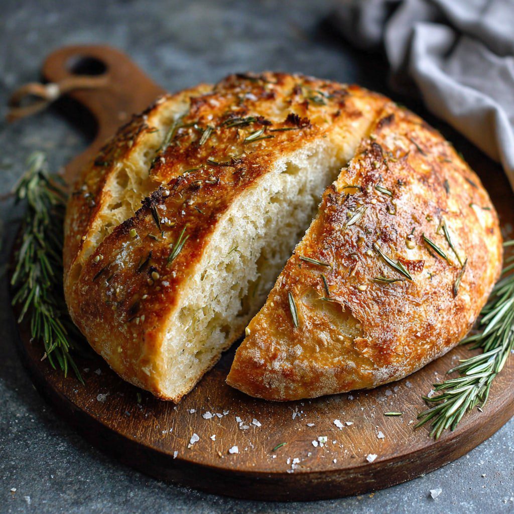 No Knead Rosemary Bread - photo 1